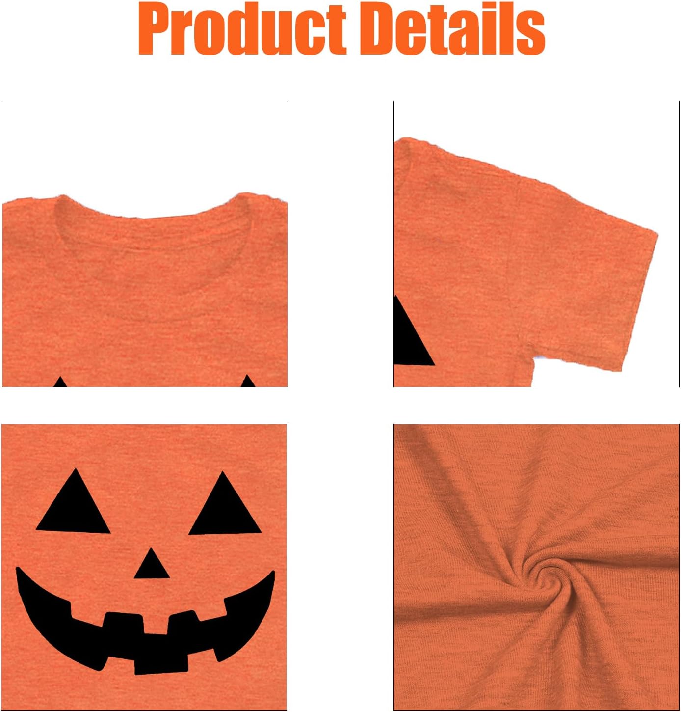 Kids Halloween Shirt Boo Pumpkin T-Shirt Kids Girls Boys Ghost T-Shirt - Image 5