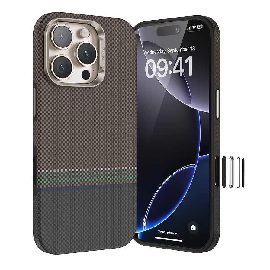 BENKS Prestige ArmorPro Case with Camera Control Button for