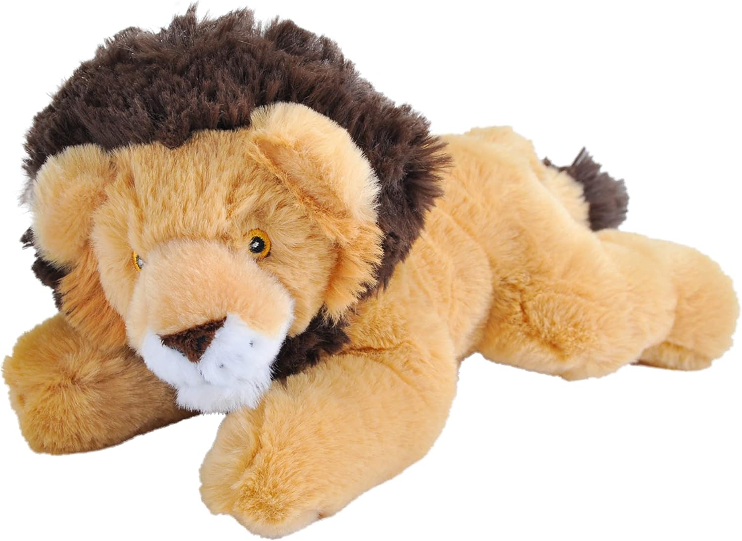 Wild Republic Ecokins Mini, Lion, Stuffed Animal, 8 inches, Gift for Kids, Plush Toy, Made from Spun Recycled Water Bottles, Eco Friendly, Child’s Room Decor