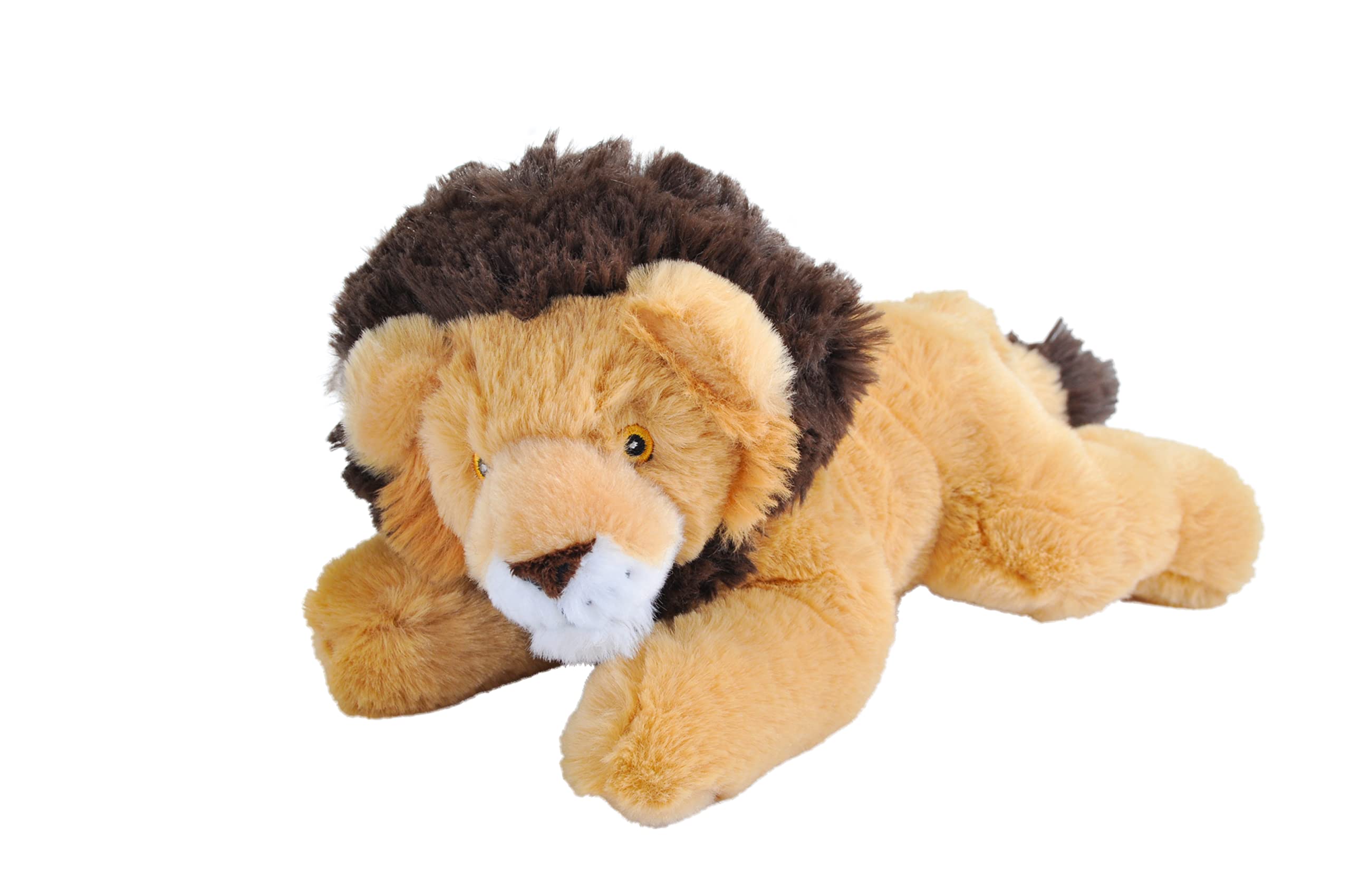 Wild Republic Ecokins Mini, Lion, Stuffed Animal, 8 inches, Gift for Kids, Plush Toy, Made from Spun Recycled Water Bottles, Eco Friendly, Child's Room Decor