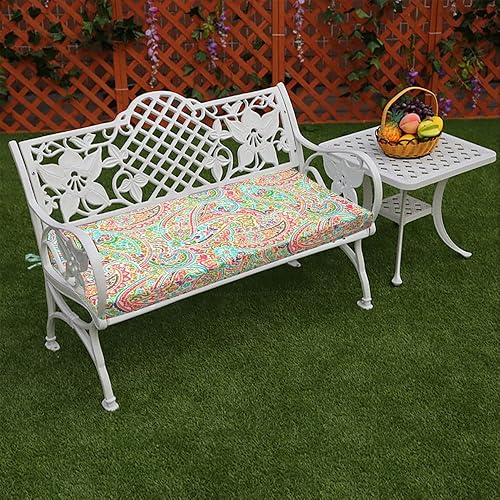 Miniatura 6 de FUNHOME Fundas de cojín para exteriores, 42 x 18 x 3 pulgadas, sin relleno. Fundas de cojín de repuesto para muebles de exterior, resistentes al