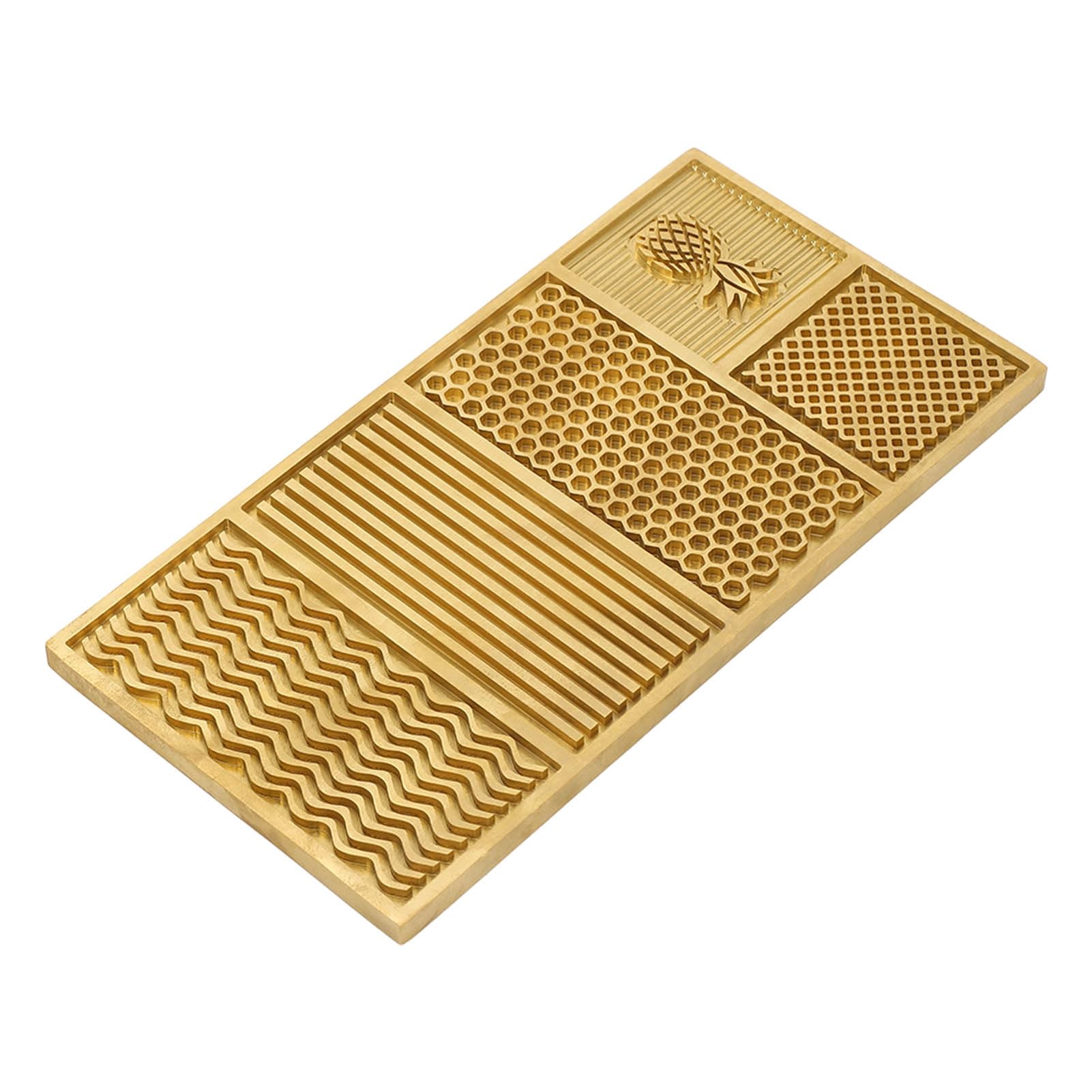 Whiskey Tray, Brass Tray with Multiple Patterns for Cocktails, Made in 5 Seconds