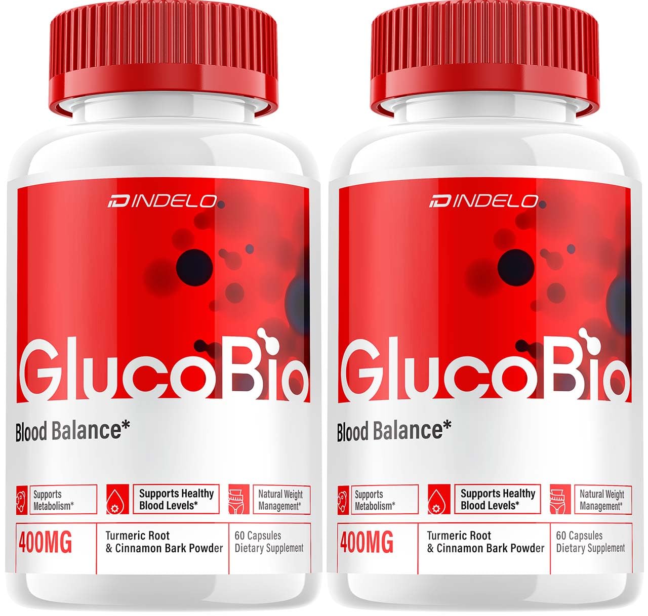 Gluco Bio Healthy Vitamin Capsules, GlucoBio Advanced Supplement, All Natural Formula to Maintain Healthy Levels, Maximum Strength Daily Formula, Gluco Bio Pills Reviews (2 Pack - 120 Capsules)