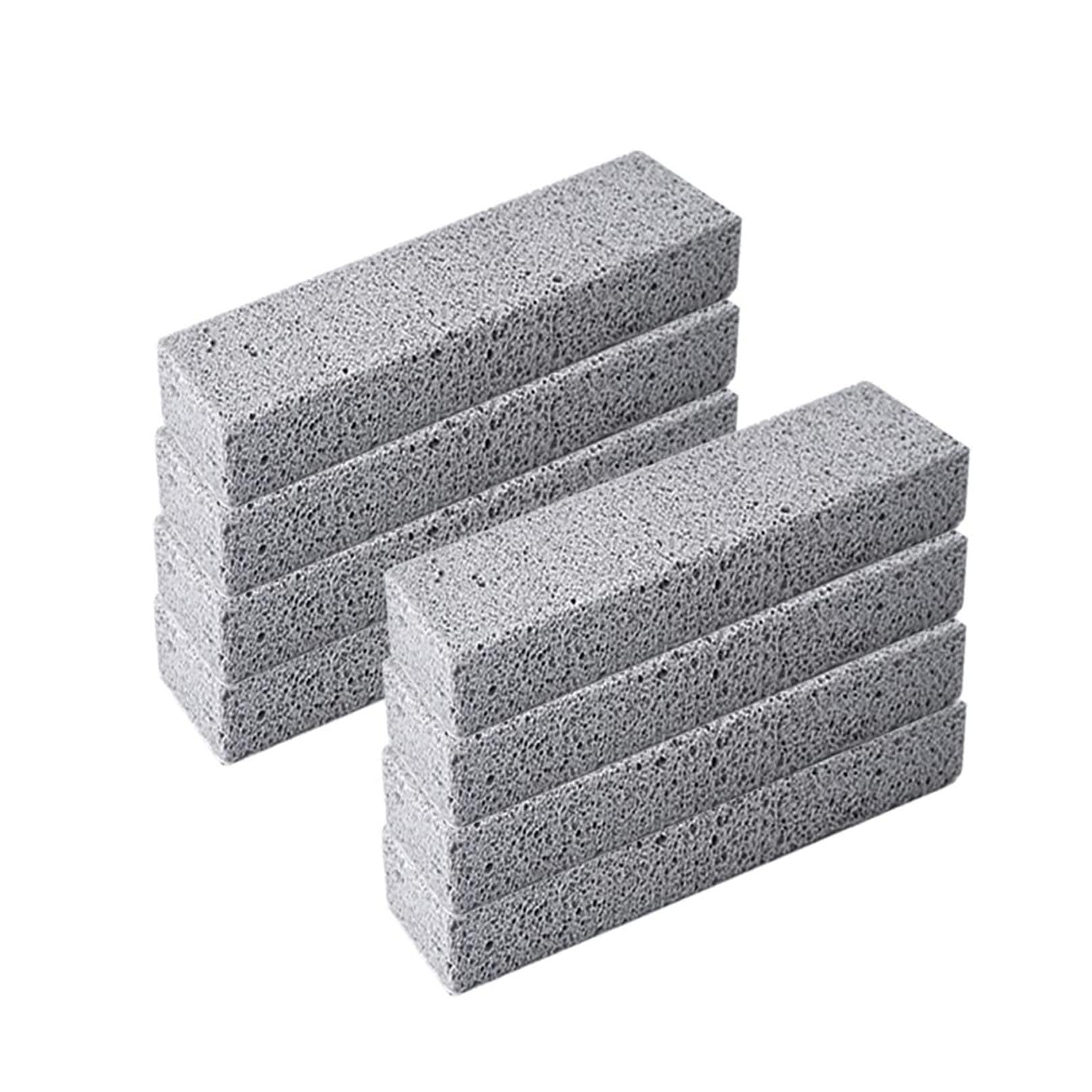 AKEIE Pumice Stone Toilet Cleaning Bowl Stick, Remove Toilet Bowl Hard Water Rings, Calcium Buildup and Rust Suitable for Cleaning Toilet, Bathroom, Kitchen Sink,BBQ Oven Grill, Pools, Spas,8 Pcs