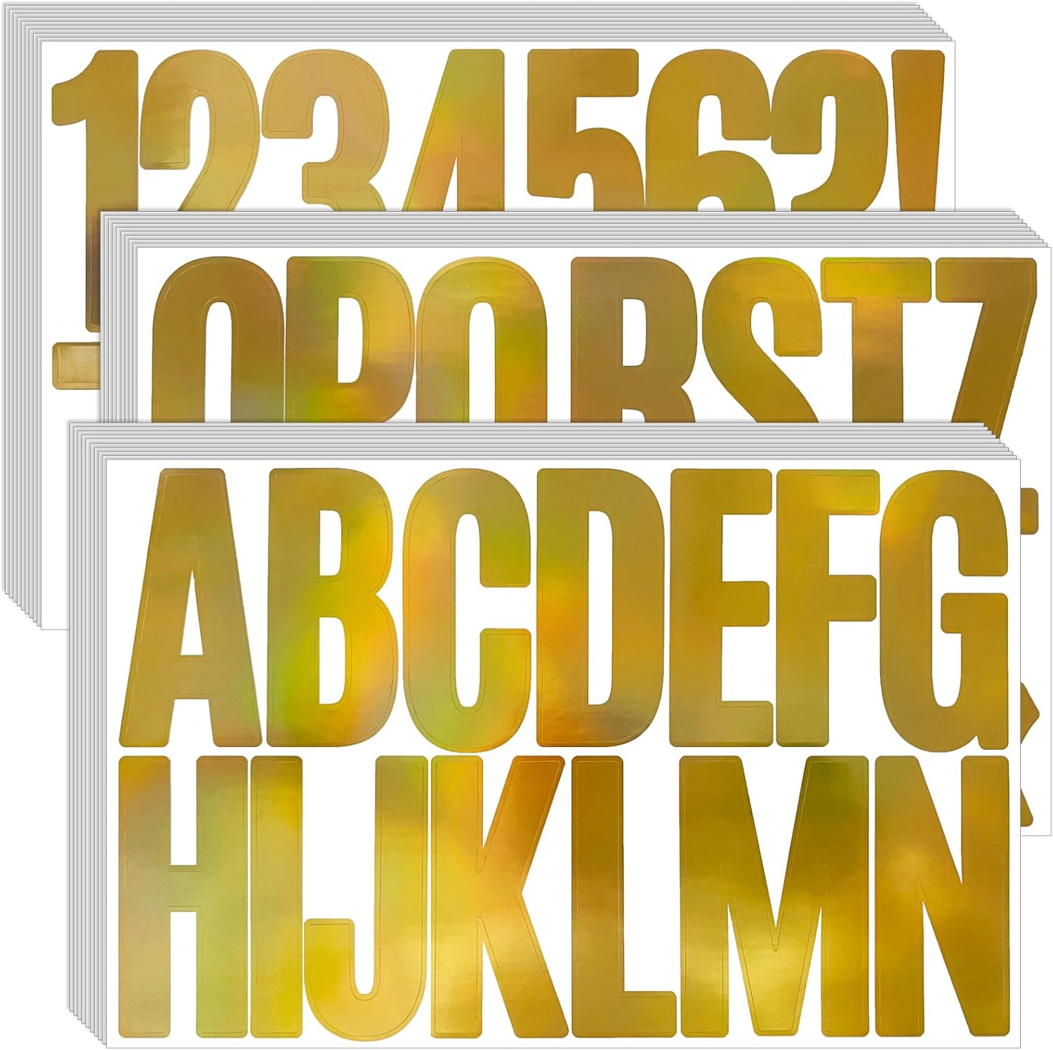 Bemeol 30 Sheets Large Letter Sickers 3 inch Vinyl Letter