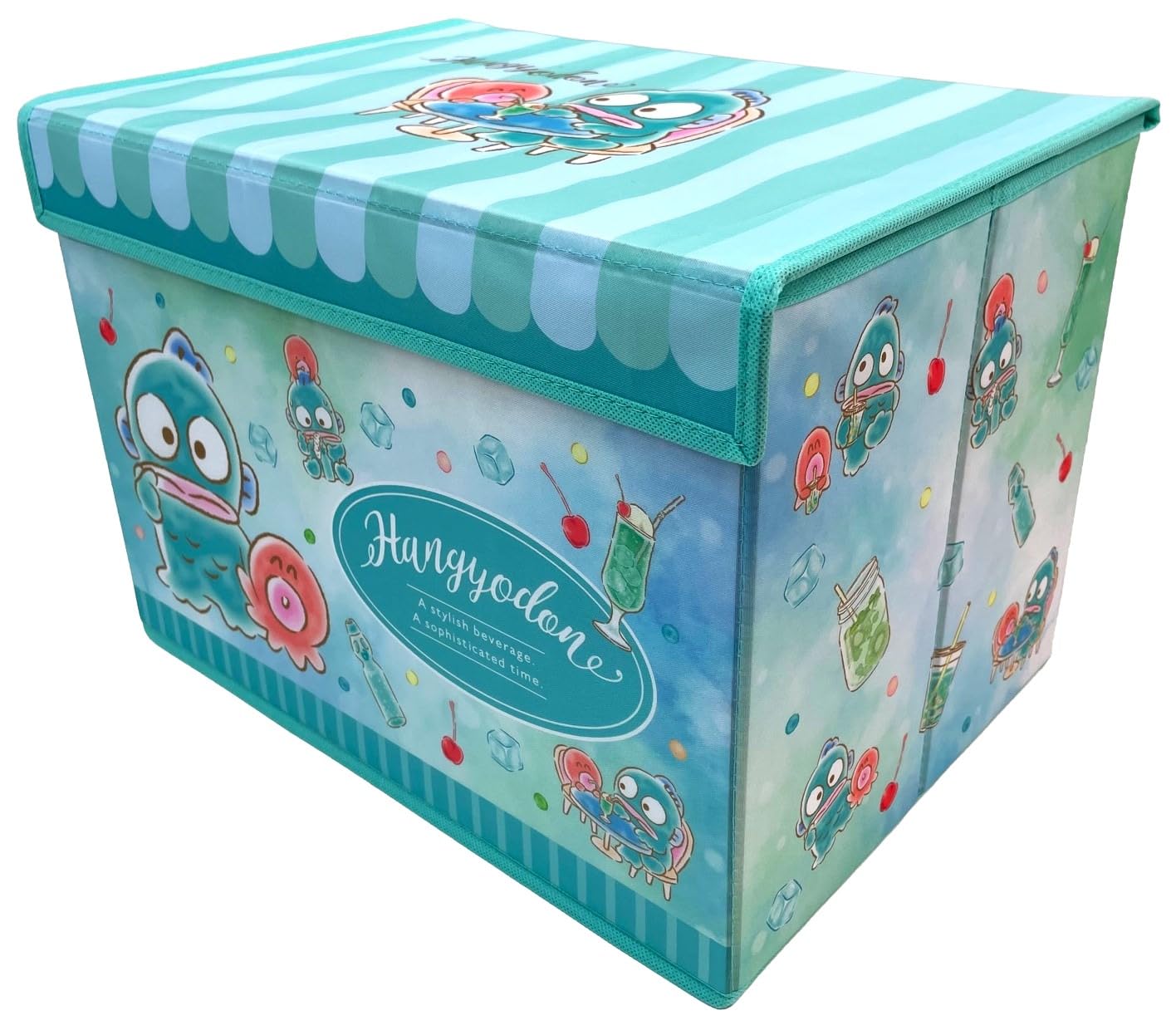 Amazon｜SOB販売 フタつき収納ケース ハンギョドン 38×27×27cm
