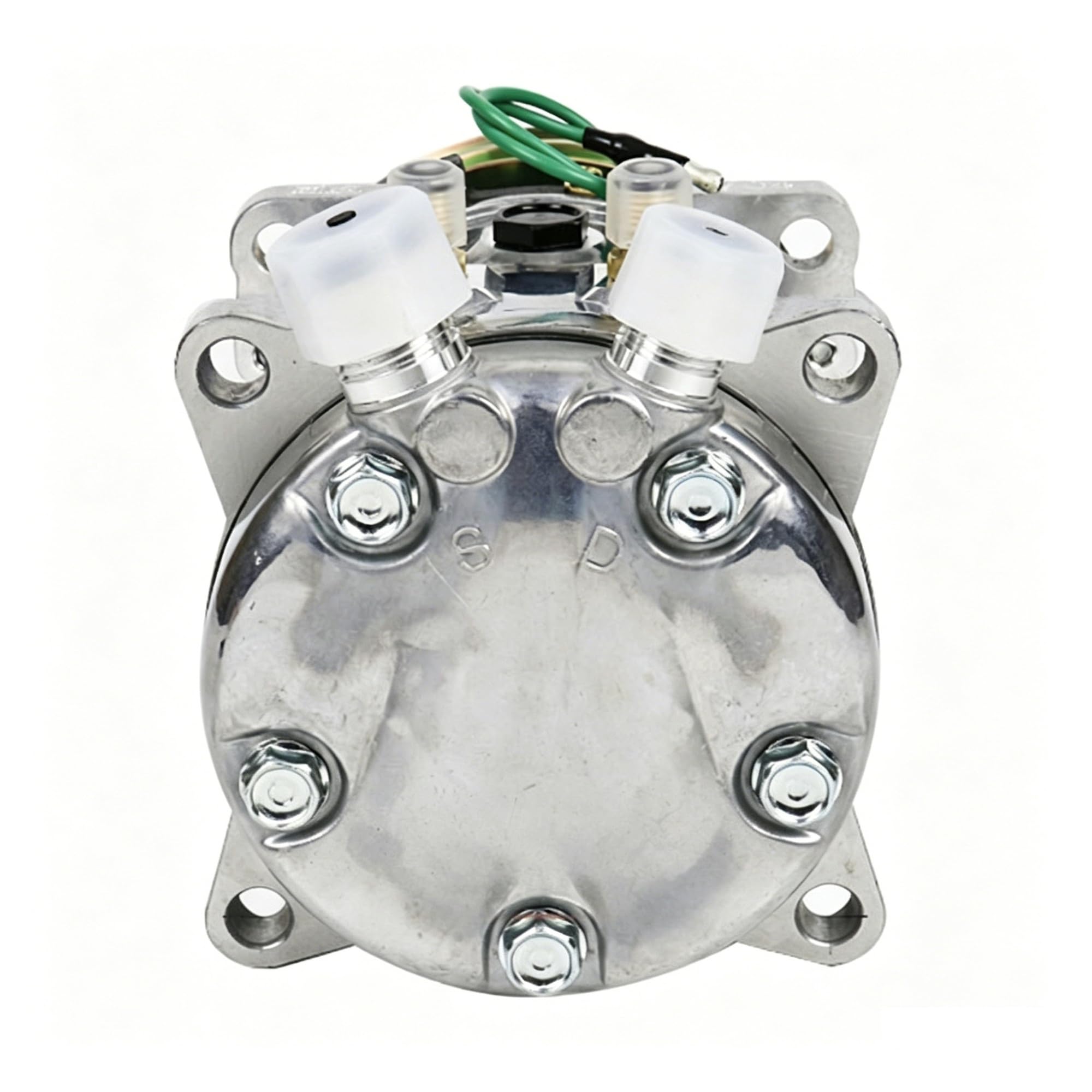 Sanden 507 5H11 SD5H11 SD507 Compresor de Aire Acondicionado automotriz, Conjunto de enfriamiento de posventa de 12 V y 24 V for múltiples Tipos de vehículos(24 V)