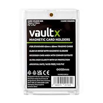 X TRADING CARDS HOLDER 1999・Xトレーディングカード Amazon.com: Vault X Magnetic Card Holders 35pt for Trading