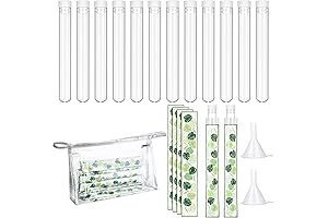 39 Pcs Reusable Plastic Tube Flask Set for Smuggling Booze-The Perfect Travel Companion