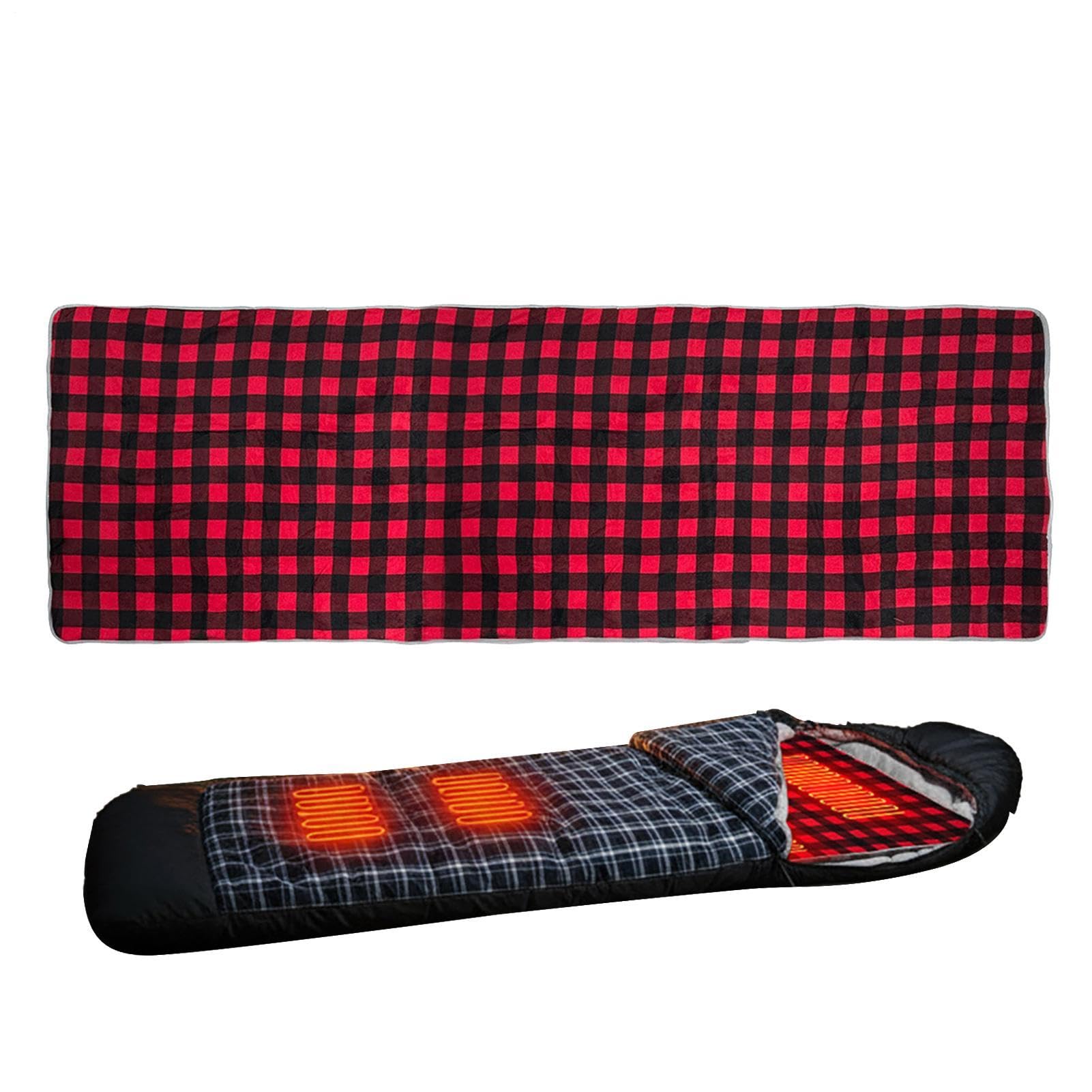 Doublure sac de couchage chauffante pour rester au chaud sous la tente ou au bureau