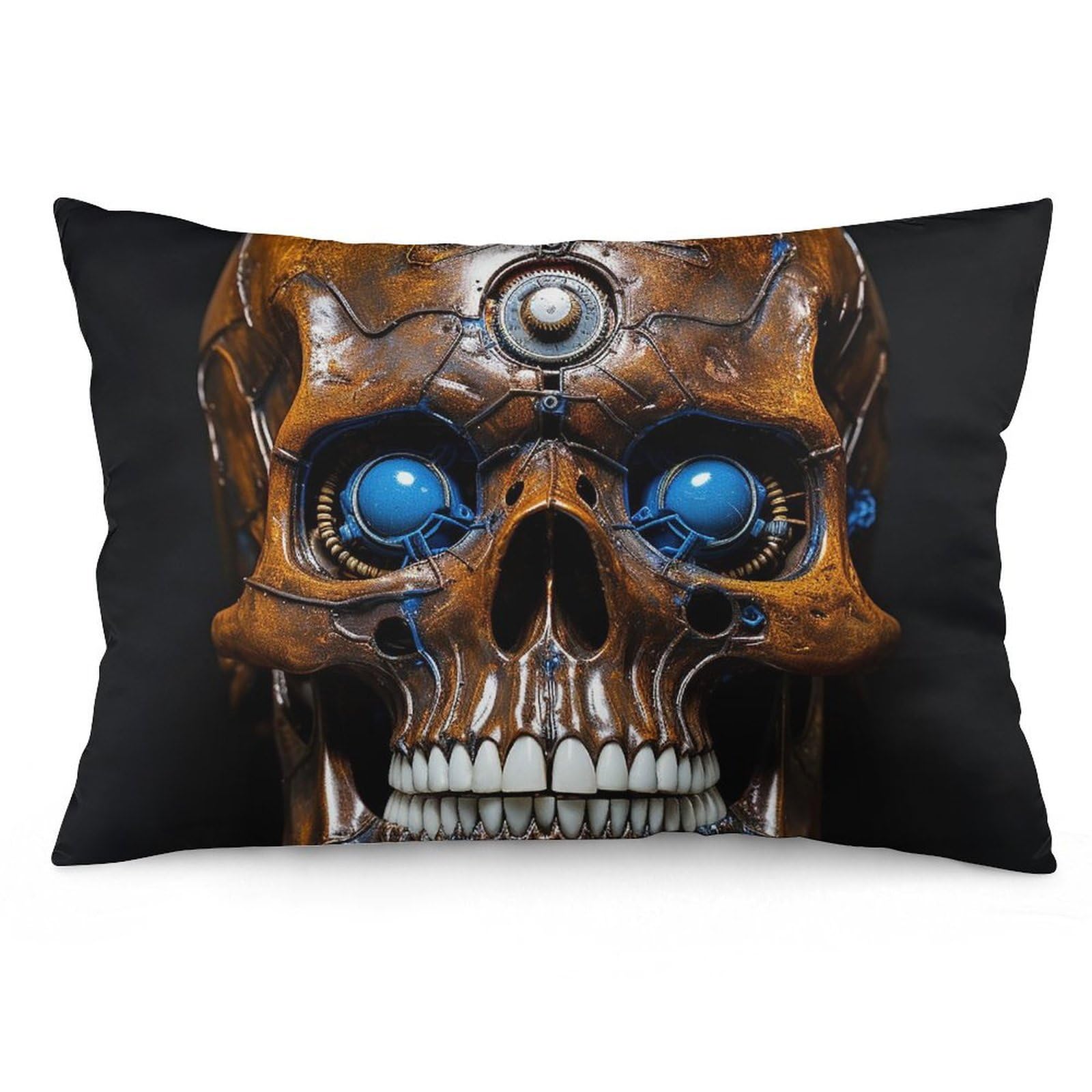 NTVOWPZO 2 Pack Decoration Throw Pillow Covers 16 "x24 Pillowcases Covers Eyes Skull Pillowcases Modern Farmhouse Home Decor Sofa Cushions Covers for Couch Bed Living Room