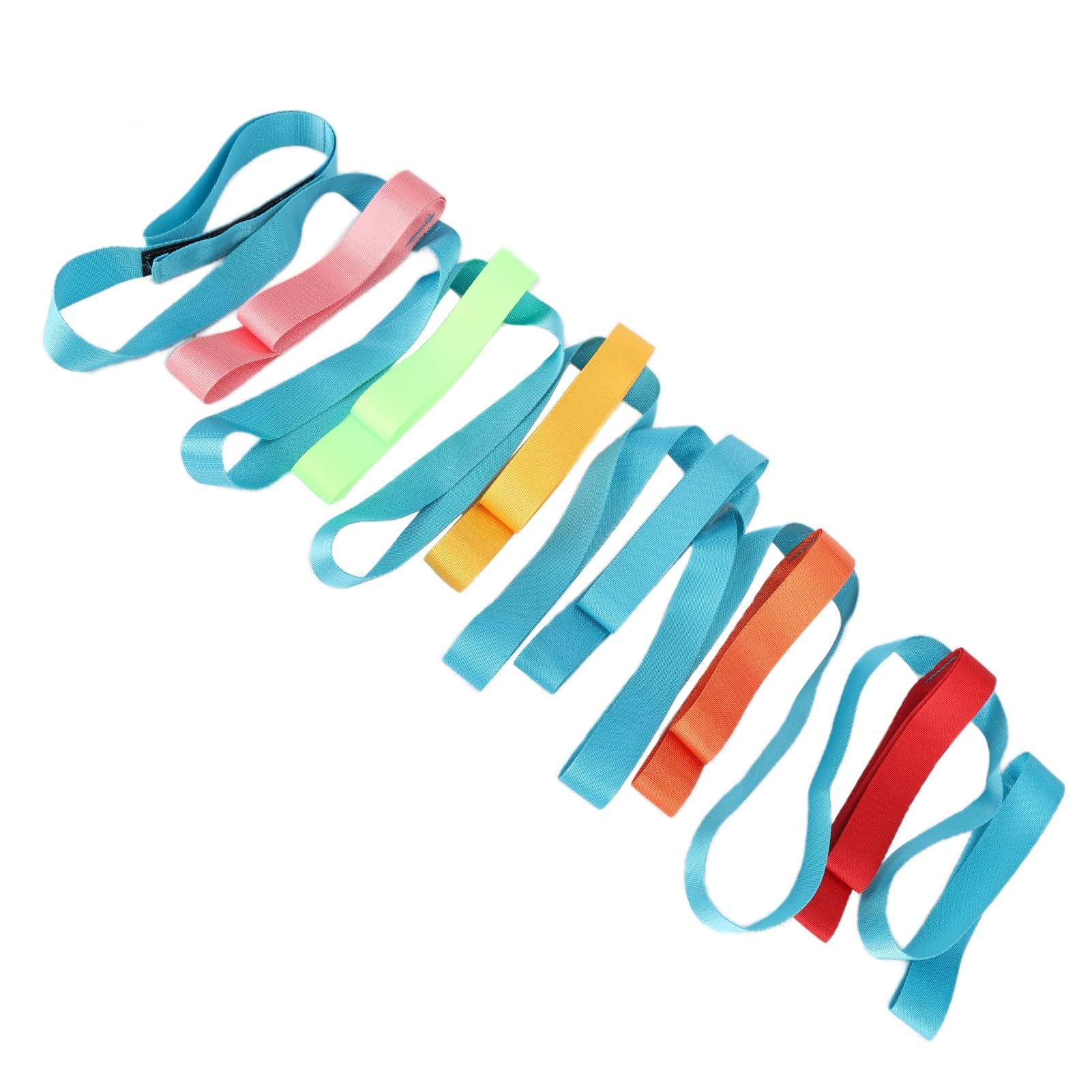 Corde de Marche Enfants, Laisses Anti-perte Poignées Colorées Corde de sécurité pour Enfants Harnais Enfant Promenade pour Garderie Préscolaire Marche en Toute sécurité 368cm