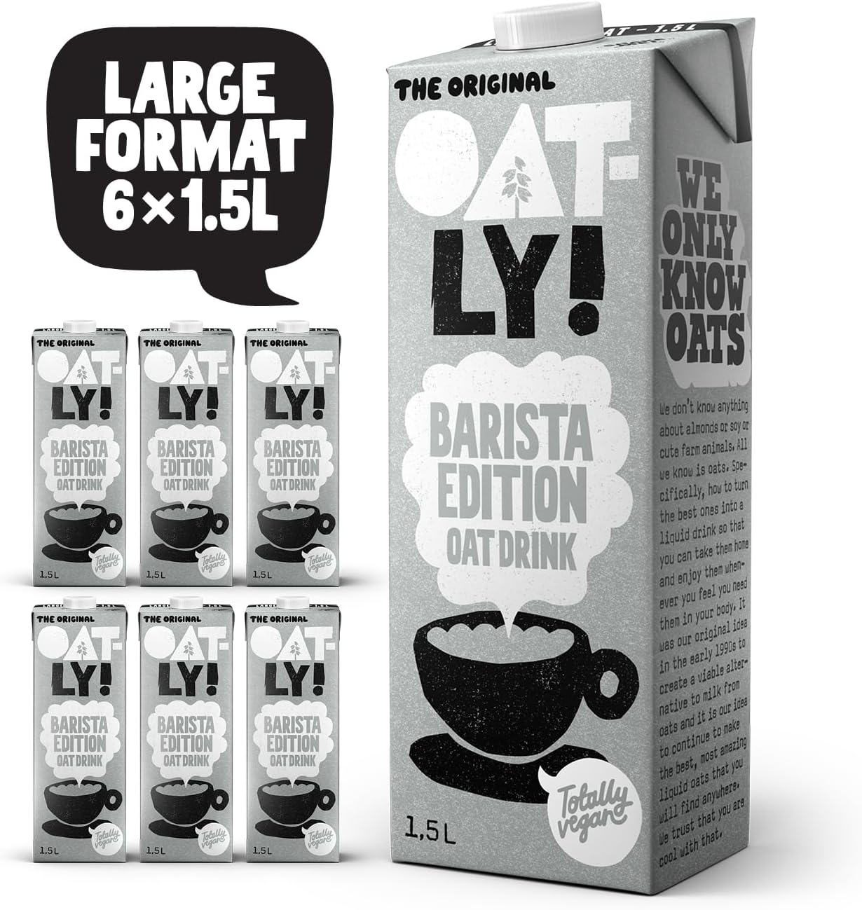 Barista Edition Large Pack Long Life (6 x 1.5 Litre)