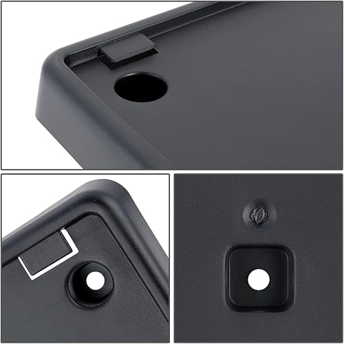 Miniatura 2 de DNA MOTORING LP-CH1068113 Soporte de montaje para placa de matrícula frontal compatible con Grand Cherokee 2004-2010