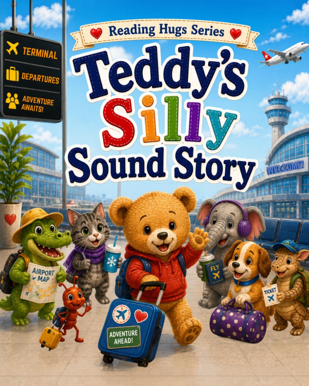 Teddy's Silly Sound Story: A to Z Alliteration Adventure for Early Readers (Reading Hugs)