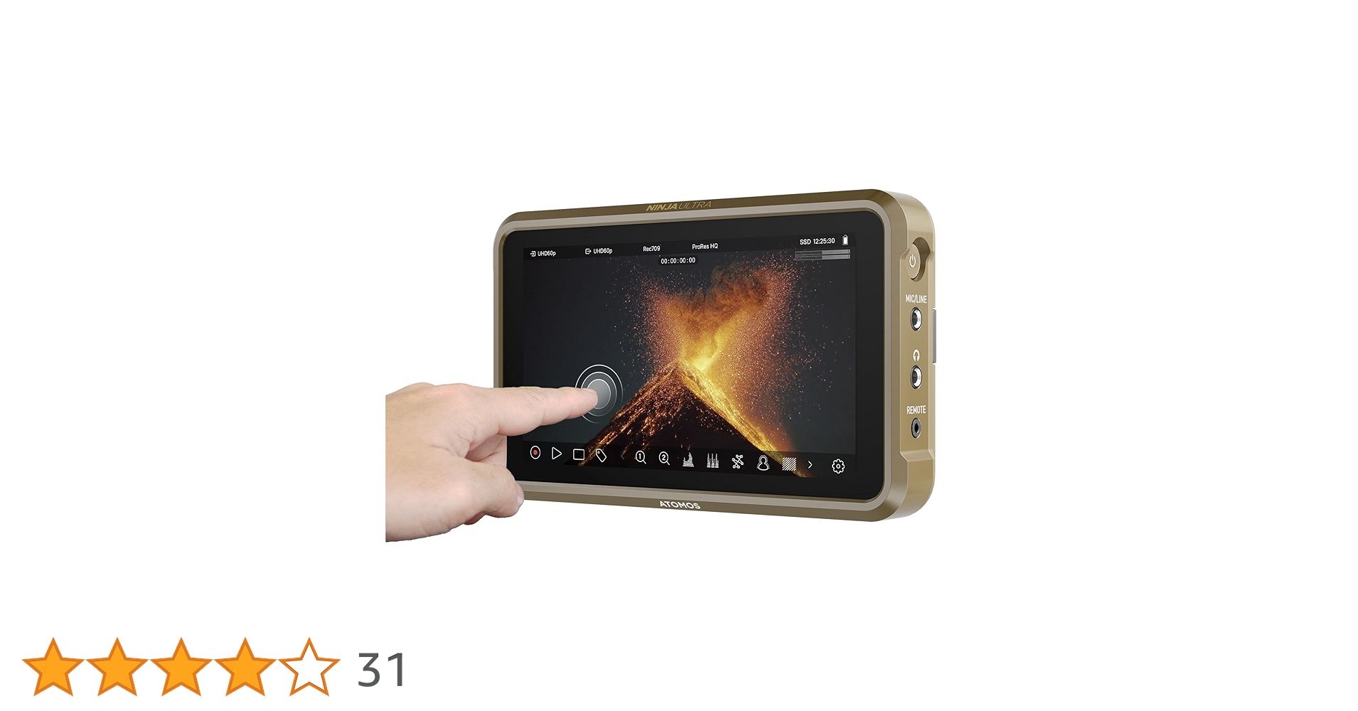 Amazon.co.jp: ATOMOS NINJA ULTRA ATOMNJAU01 4K60p対応モニター