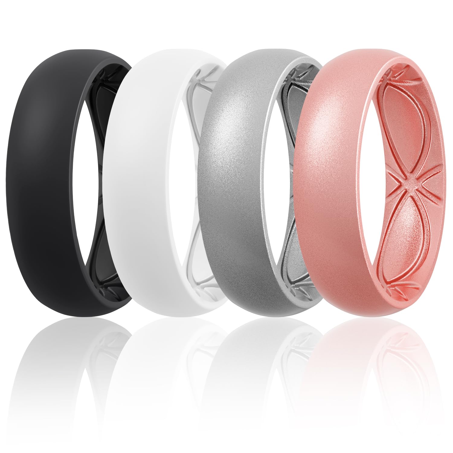 Egnaro 4/5/8 Variety Multipack Ergonomic Breathable Bridal Rings Sets