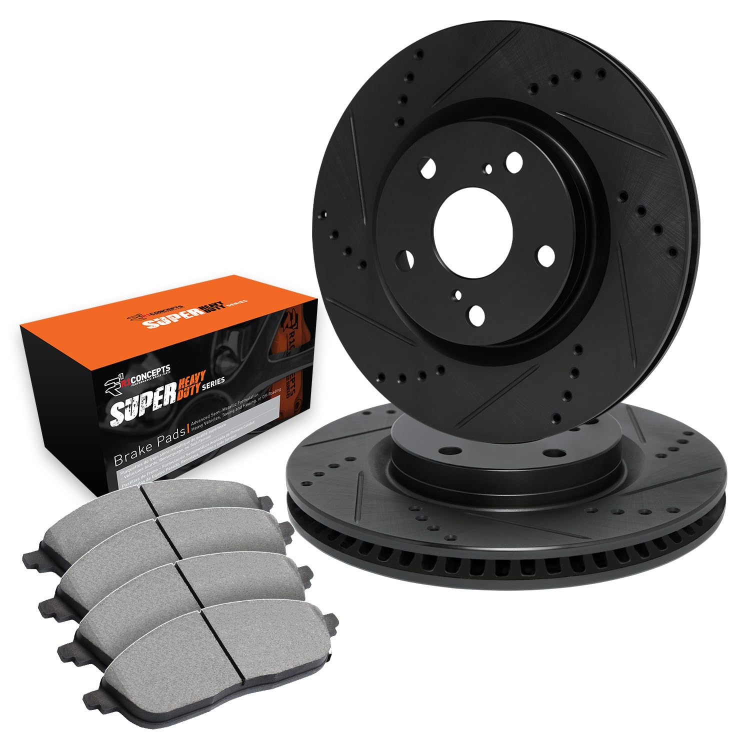 R1 Concepts Front Brake Rotor Kit |Brake Rotors| Brake Disc WFPN1-56016 - View #8