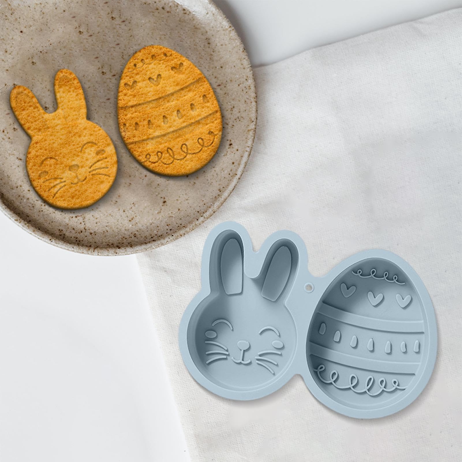 Stampini Per Cioccolatini Pasquali In Silicone - 4 Pezzi Per Uova Di Pasqua E Dolci - Foto 8