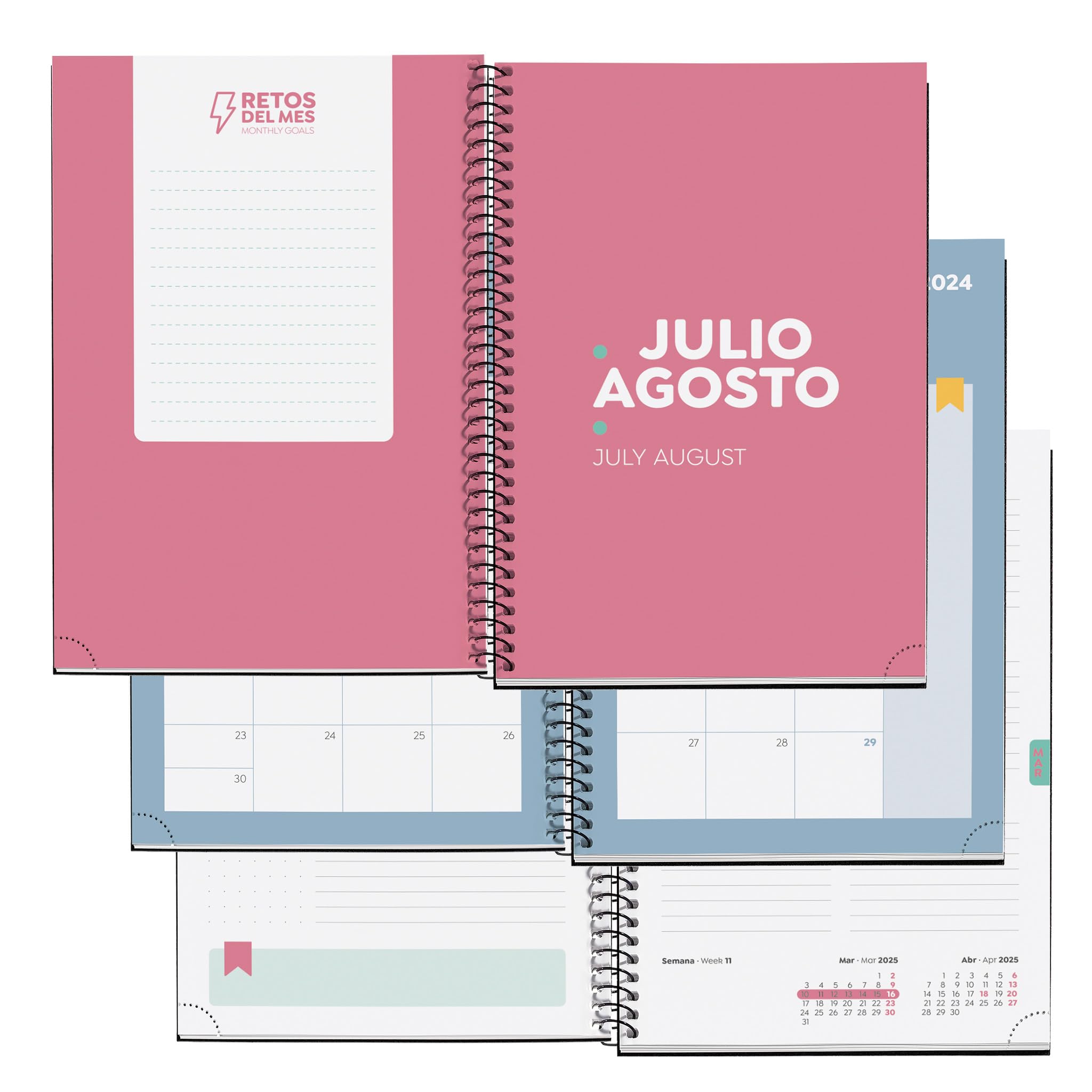 Miquelrius, School Diary 2024-2025, September 2024 to June 2025, Size 154 x 215 mm, Week View, Lined Cardboard Cover - Image 4