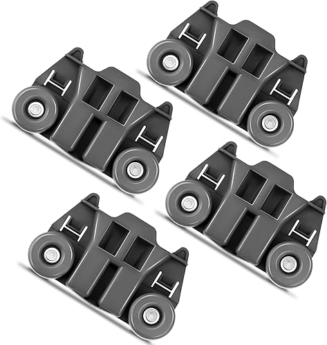 AMI PARTS W10195417V WPW10195417V 4 paquetes de ruedas para lavavajillas estante inferior apto para kitchen-aid whirl-pool ken-more lavavajillas