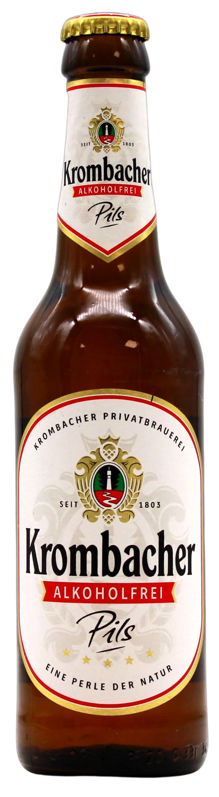 Krombacher Pils Alkoholfrei, 24er Pack (24 x 0.33 l) MEHRWEG