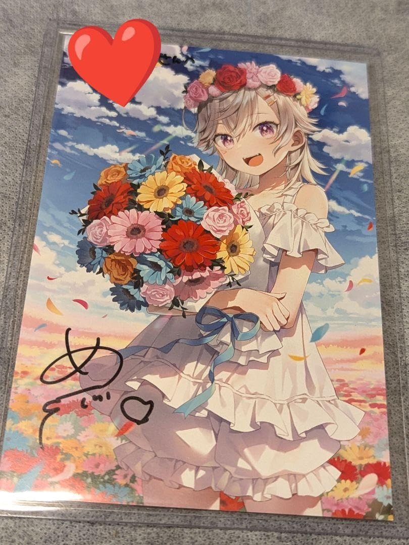 【直筆サイン】DEEN ポストカード 定番人気，大人気 ホロライブ 天音かなた 誕生日記念2022 直筆サイン