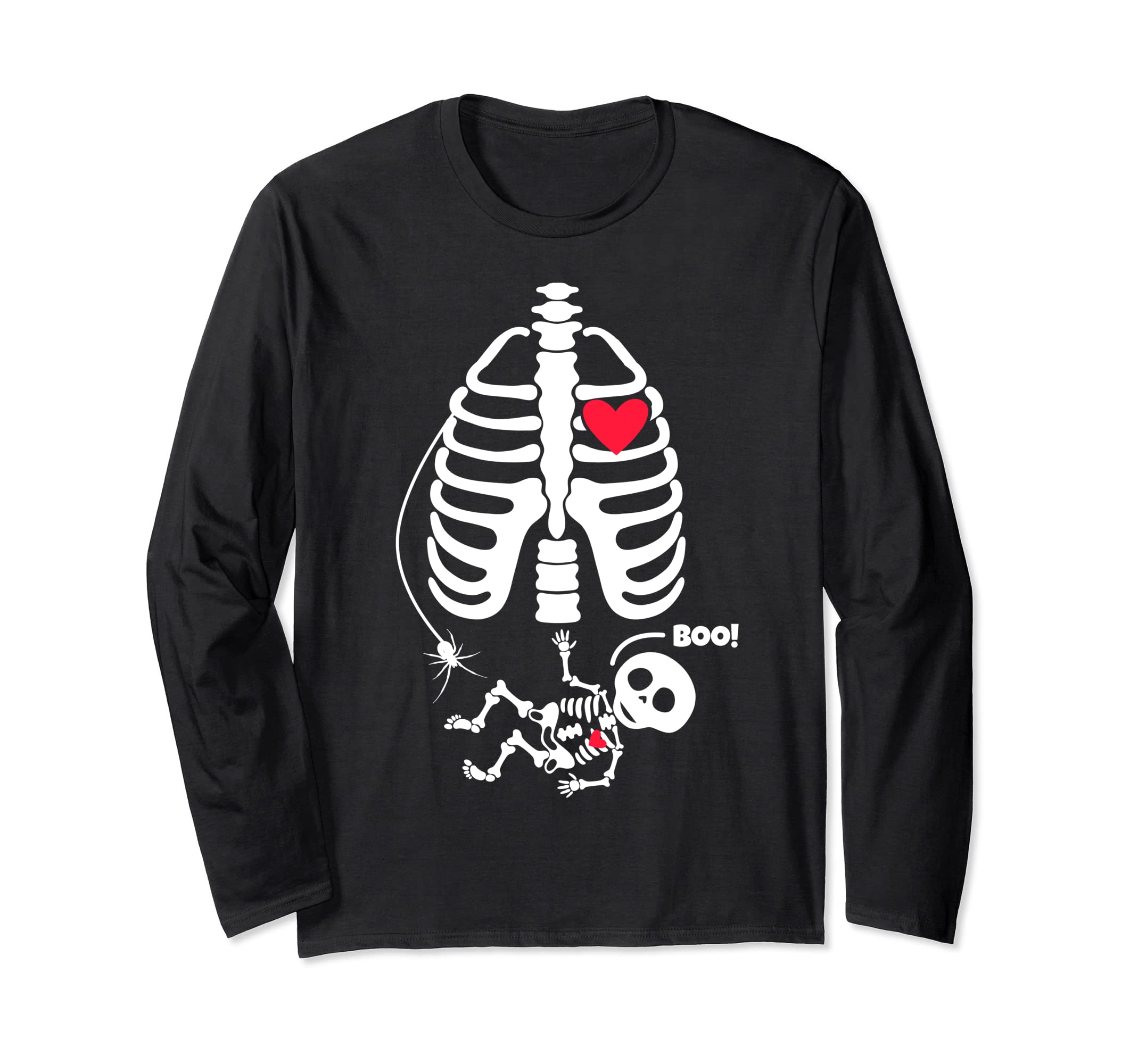Halloween Pregnancy Tees Co. Anuncio de embarazo Disfraz de Halloween Manga Larga
