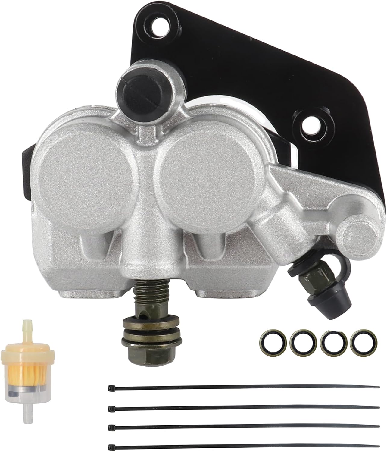 Front Brake Calipers 51mm Twin Piston Hydraulic Cylinder Caliper For Chinese 50cc-125cc ATV Quad Pit Pro Dirt Bike Go kart Apollo 140cc z40