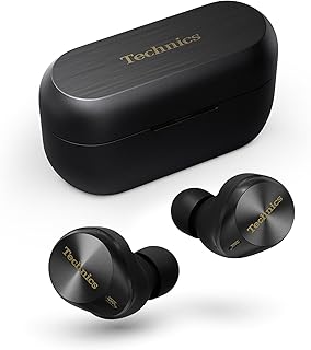 Technics EAH-AZ80E-K Wireless Earphones with Noise Cancelling, Bluetooth Multipoint 3 Devices, Comfortable In-Ear Earphone…