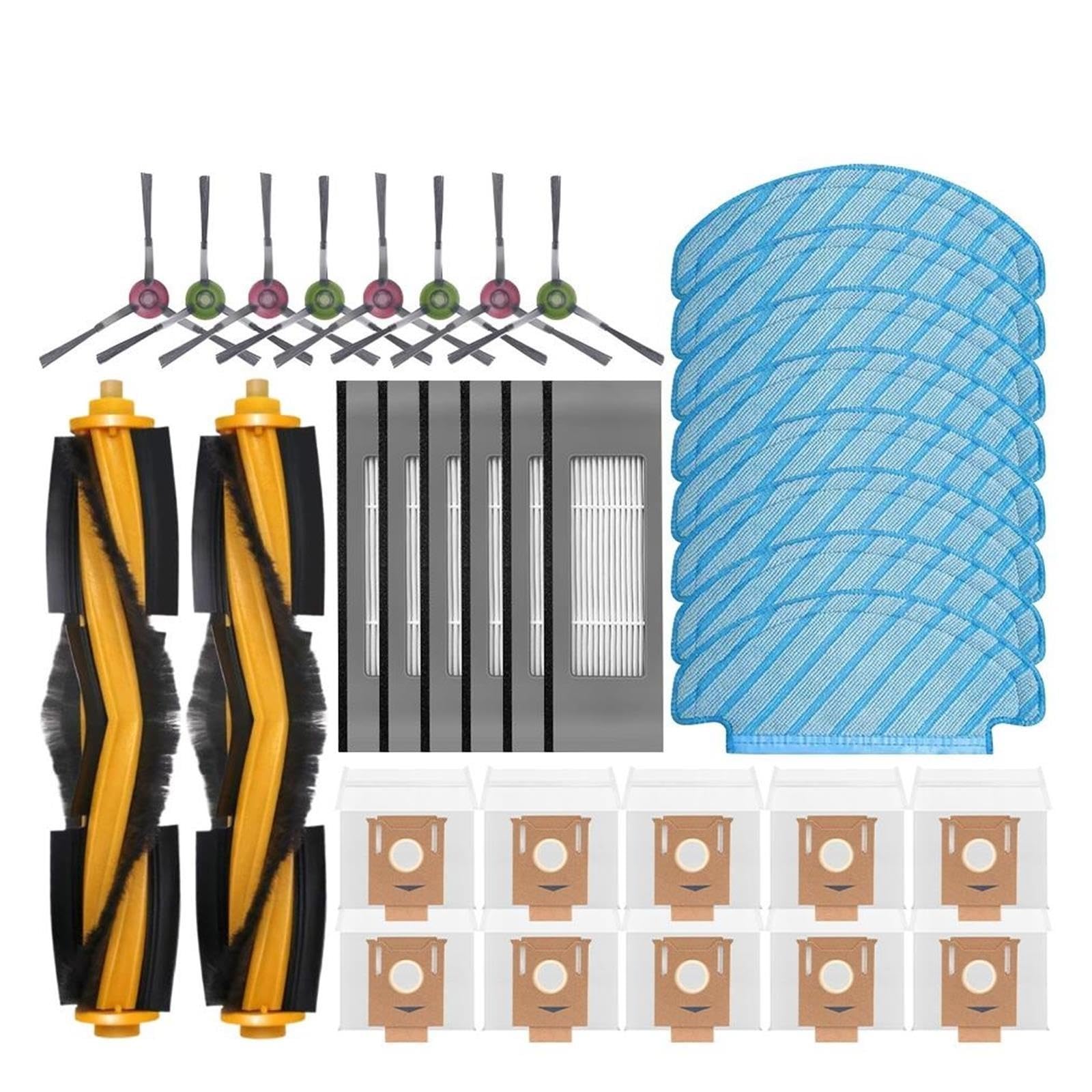 Replacement Robot Vacuum Accessories, Compatible with ECOVACS