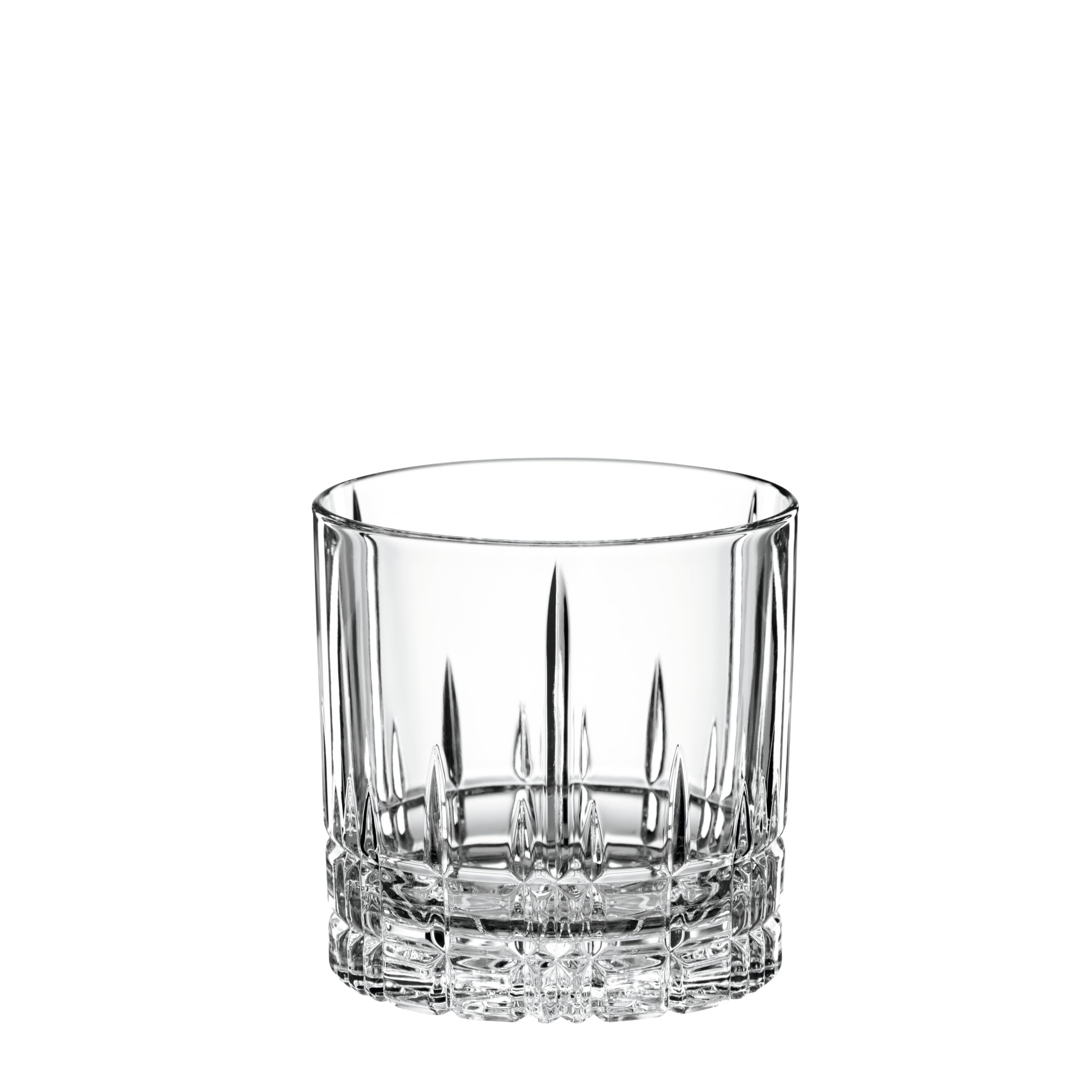 Spiegelau Perfect Serve Single Old Fashioned Glass Set of 4 - Lowball Cocktail Glasses, European-Made Crystal, Dishwasher Safe, Professional Quality Cocktail Glass Gift Set - 9.5 oz