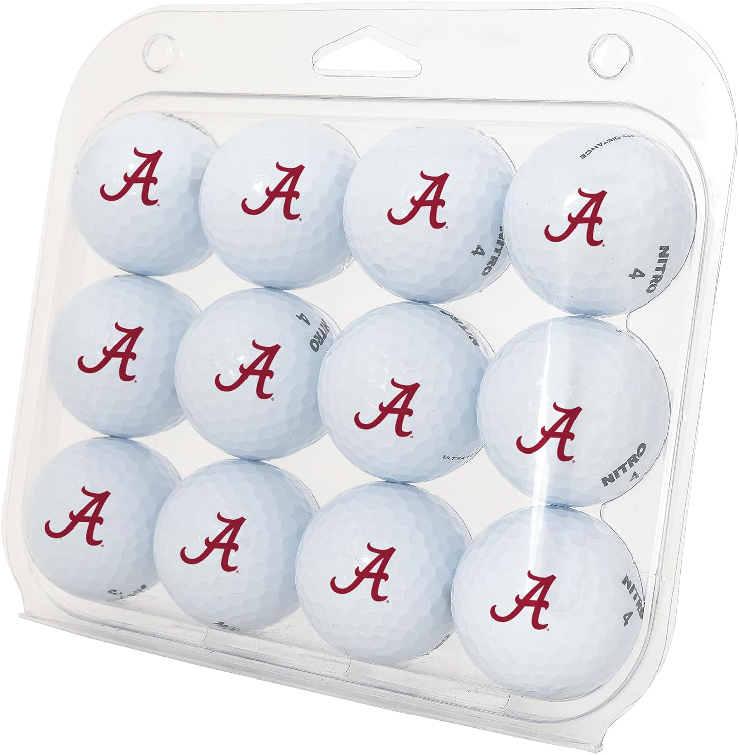 Desert Cactus University of Alabama Crimson Tide Golf Balls 12 Pack – UA Crimson Tide Full Color Dozen – Officially Licensed Sport Team Accessory (Design B)