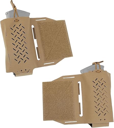 Bolsa de extensión táctica Cummerbund Universal Side Magazine Holster Pouch para chaleco táctico con panel de gancho y bucle, rápido fijado y fijo
