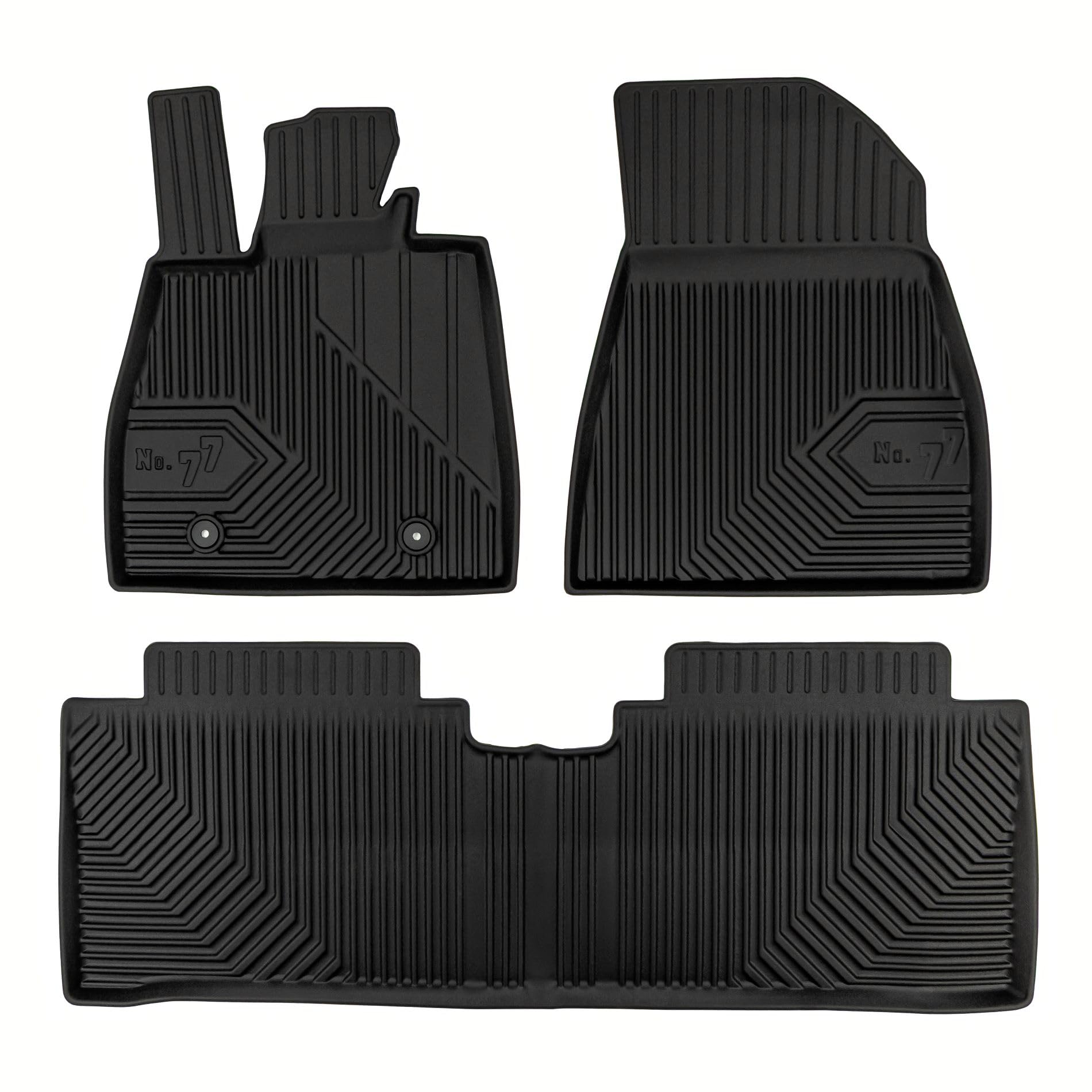FROGUM No. 77 Alfombrillas para Coche Alfombras para BYD Seal Desde 2022 | Borde Alto | para Todo el año | Tamaño