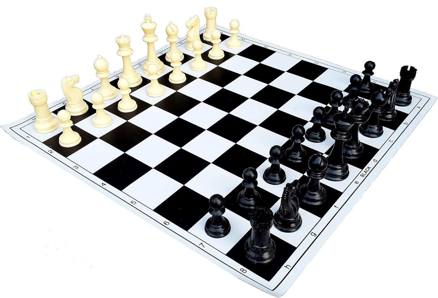 18.2'' x 18.2'' Tournament Roll Up Chess Without Pieces - Ideal for Professional Players