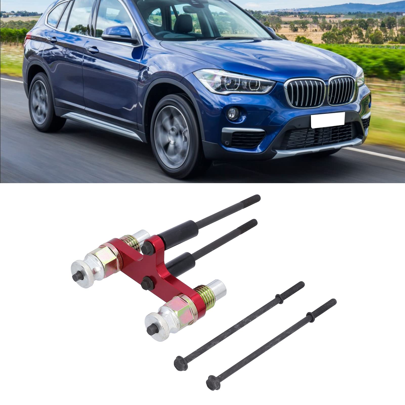 Estrattore per iniettori di carburante e set di strumenti per l'installazione, 9 pezzi Strumento professionale per la rimozione degli iniettori di carburante per