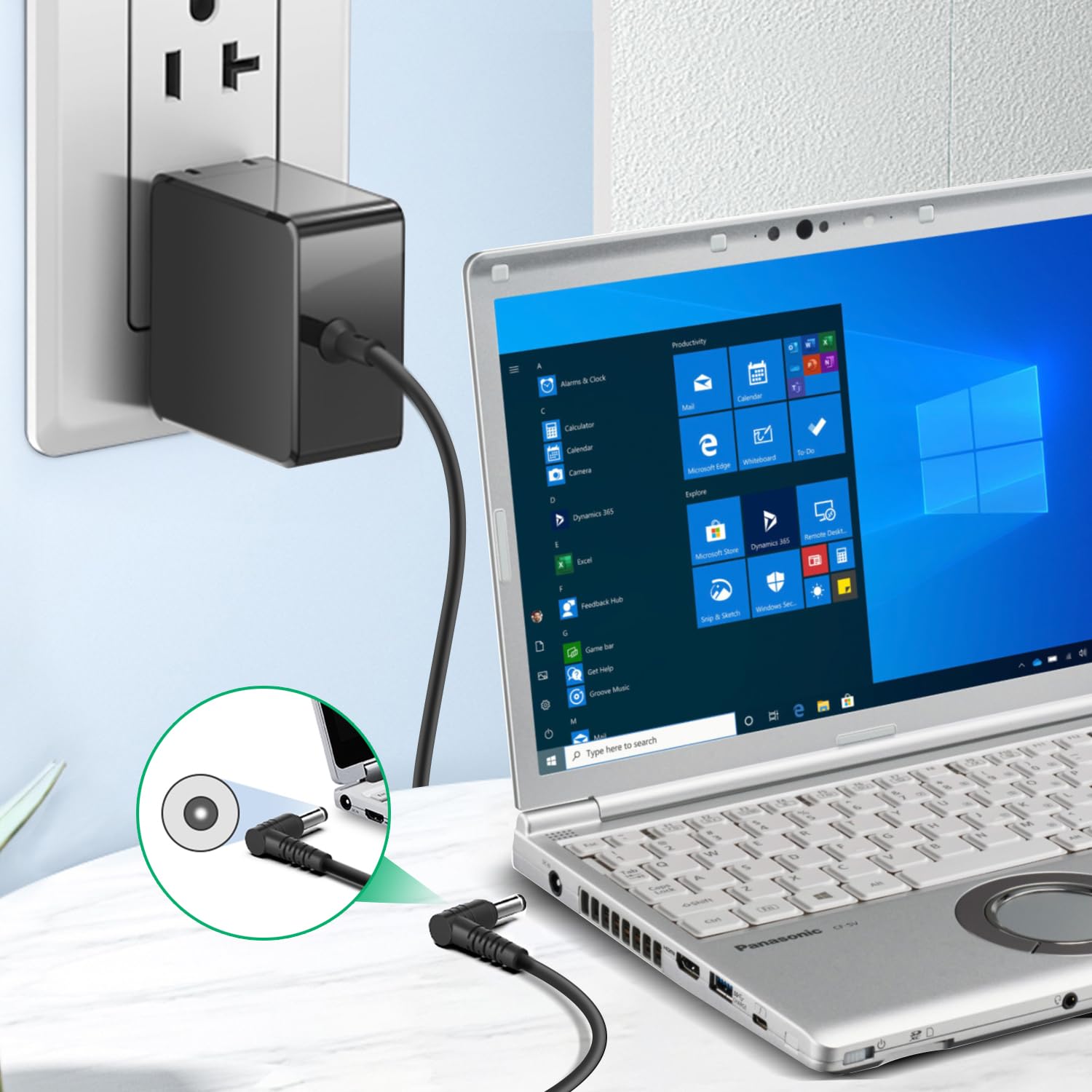 Amazon.co.jp: HKY 65W ACアダプター 交換用充電器 対応 レッツノート