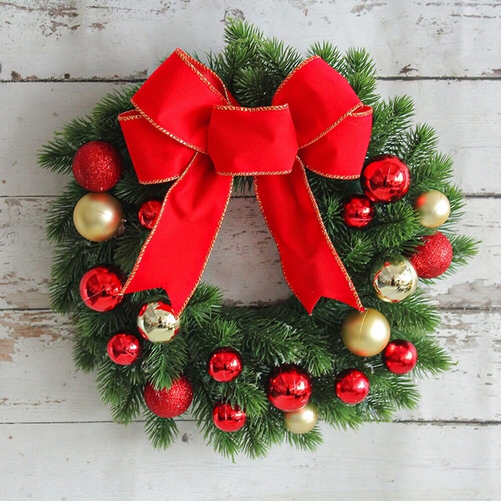 Kerstkrans - kerstkrans voor deur 30 cm van pvc - kerstslingers voor buiten en binnen - decoratie, kerstdecoratie huis voor deur, open haard, trappen - buiten de deur Kerstmis Kerstkrans - kerstkrans voor deur 30 cm van pvc - kerstslingers voor buiten en binnen - decoratie, kerstdecoratie huis voor deur, open haard, trappen - buiten de deur Kerstmis