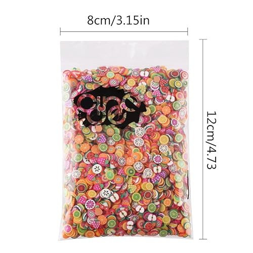 Miniatura 5 de Decora 8 paquetes de adornos para decoración de uñas, de frutas, pedazos de pastel, de flores y animales, perfecto para pegar en Slime,