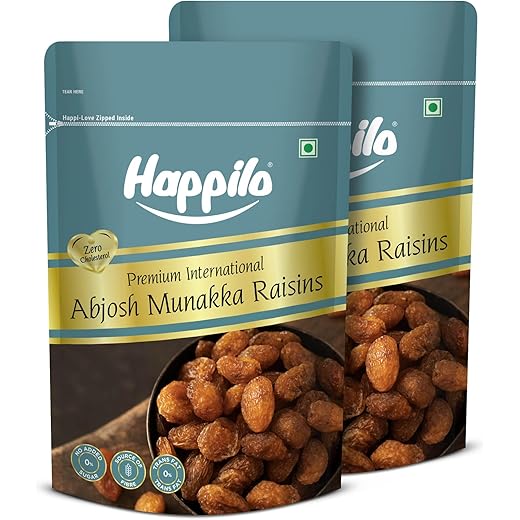 Happilo Premium Abjosh Munakka Raisins 200g