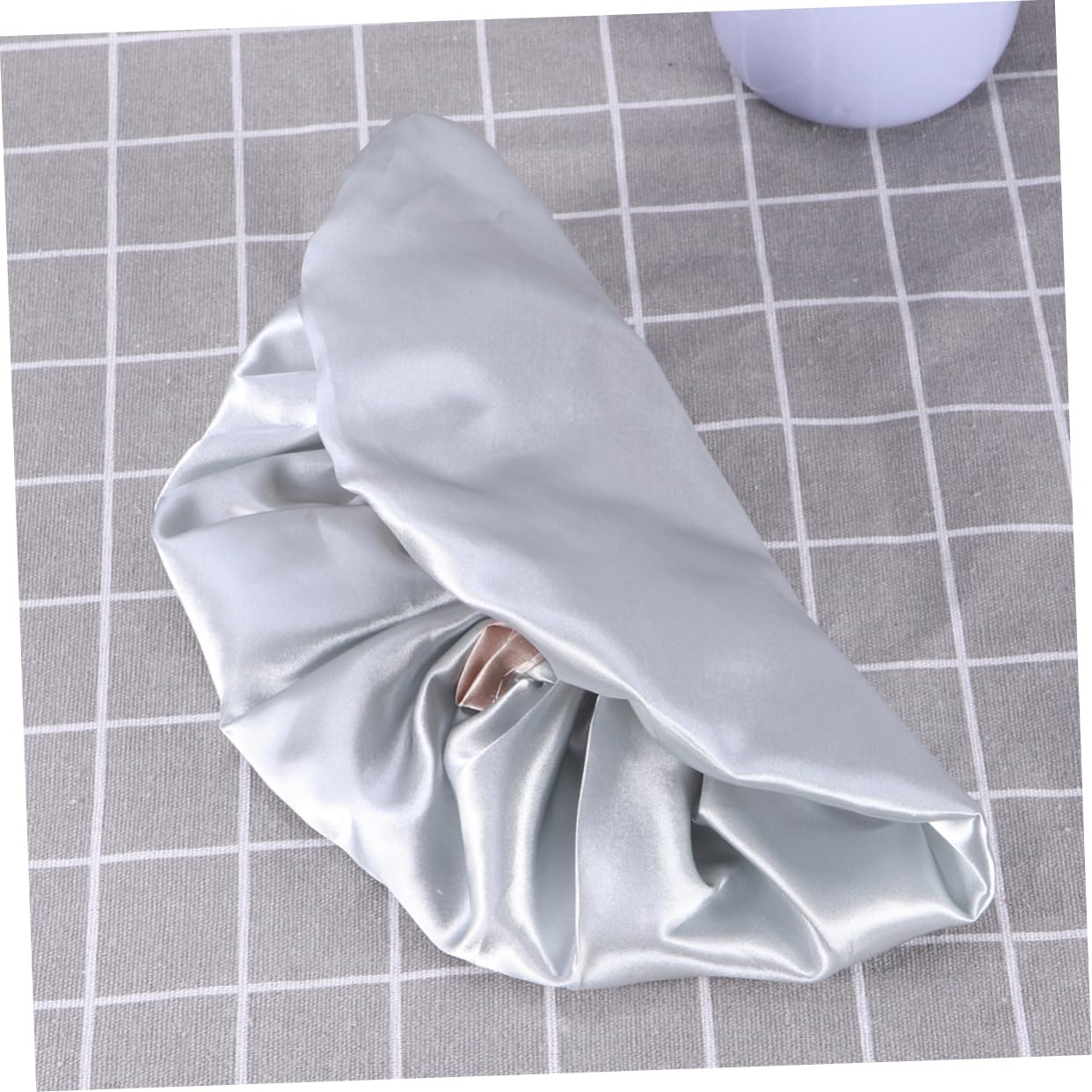 minkissy Bathing Hat for Women Double Deck Shower Cap Comfortable Soft Material Hair Cap Elastic for Sizes