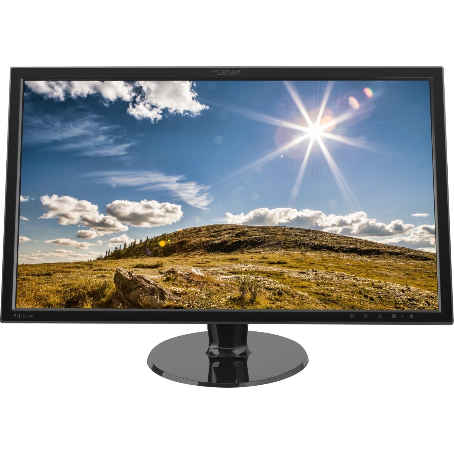 Planar 997-7602-00 PLL2770W 27 inch Edge LED LCD Monitor - 16:9 - 14 ms - Adjustable Display Angle - 1920 x 1080 - 16.7 Million Colors - 250 Nit - Full HD - DVI - VGA - 36 W - Black - RoHS