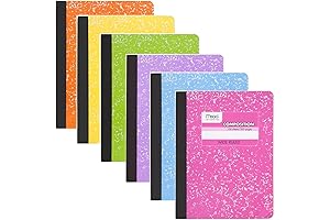 Composition Notebook Girl: 6 Pack of Wide Ruled Composition Notebooks