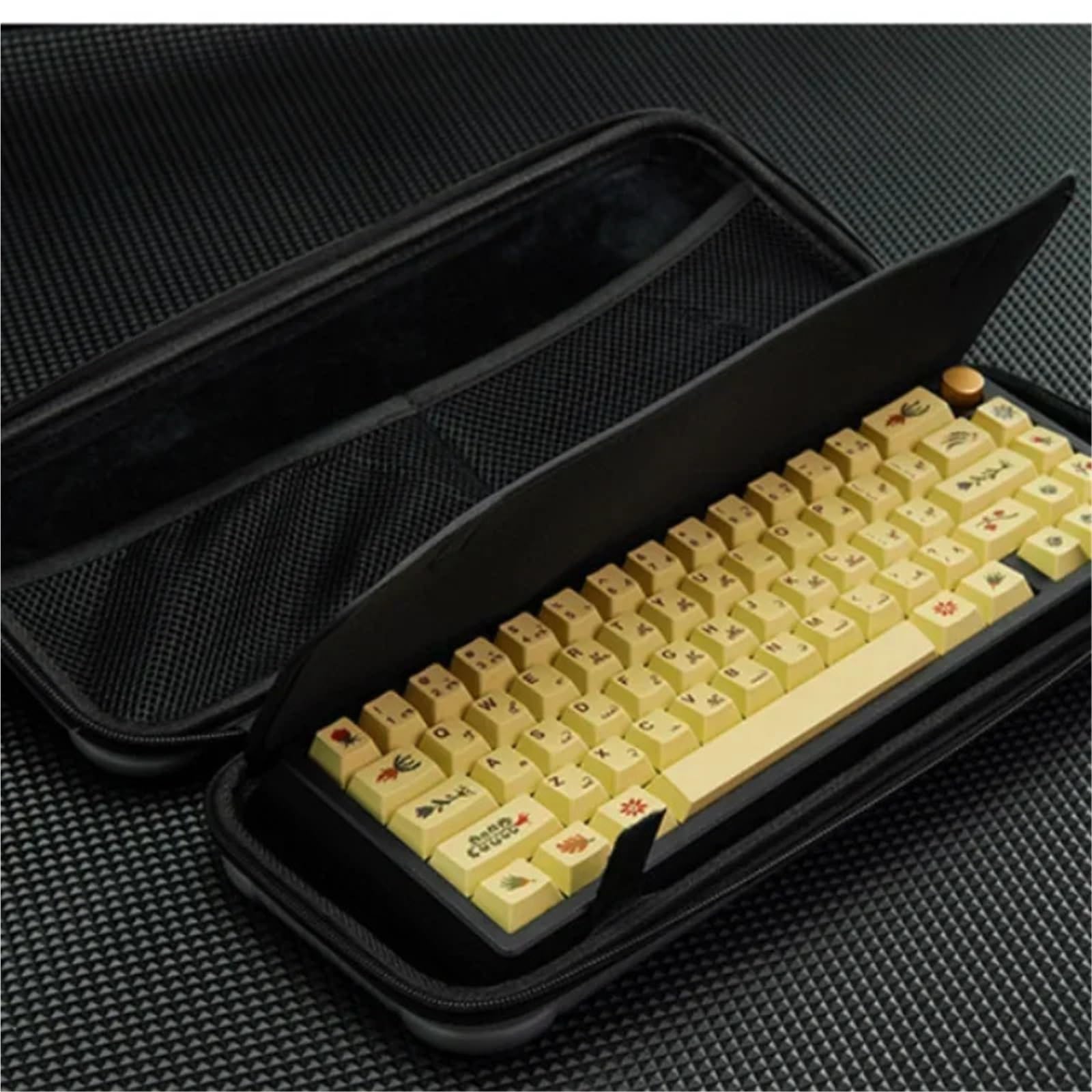 Custodia per Tastiera Custodia for Tastiera Meccanica Custodia da Viaggio for Compagnia Aerea Custodia Portatile for Organizer for Tastiera(Gray)