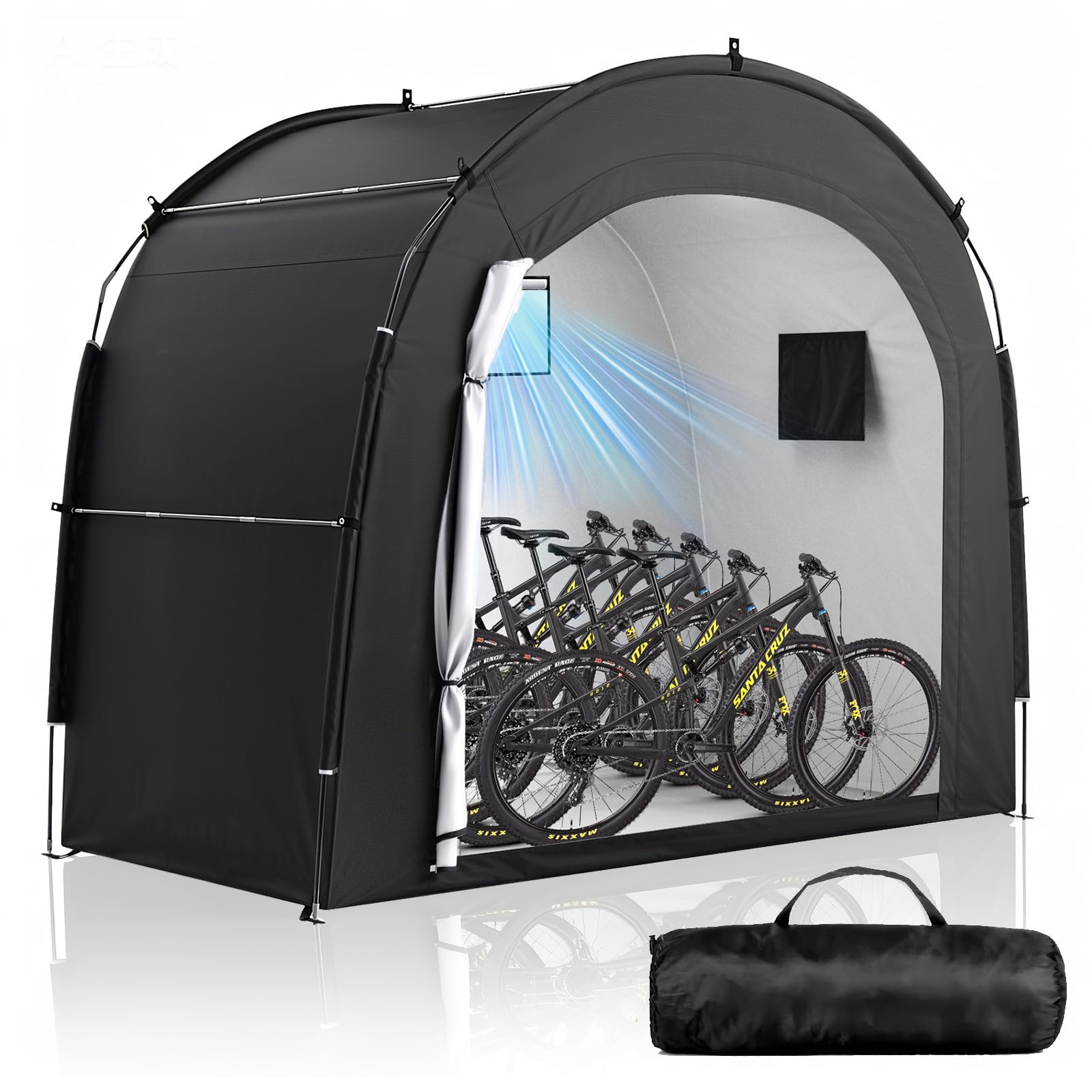 housolution tente stockage 5 vélos