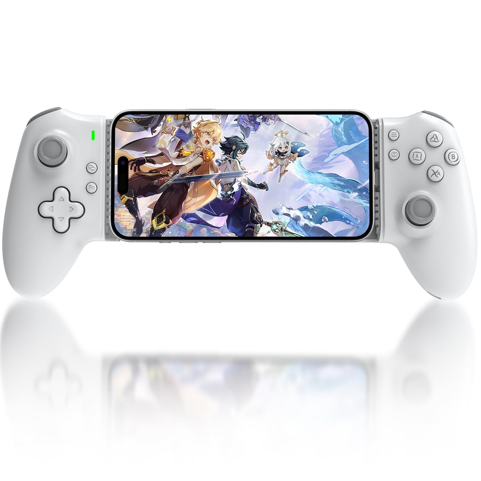 Joso USB C Mobile Gaming Controller for iPhone 15 Series, Emulators, Plug and Play Type C Phone Controller for Android with Hall Effect Joysticks/2 Programmable Buttons, Cloud Gaming/Remote Play