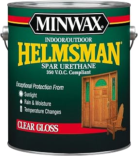 Minwax 710500000 Water Based Helmsman Spar Urethane, gallon, Gloss