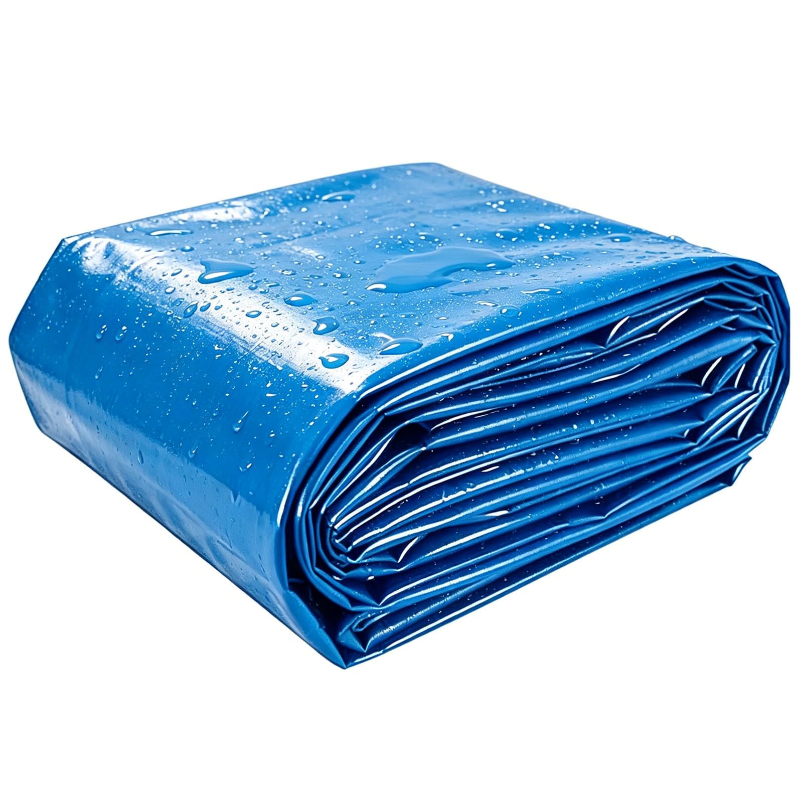 Hamankim Heavy Duty Pond Membrane Fish Pools, 1x8m 2x4m 3x5m 5x6m 6x9m 7x12m 10x15m Impermeable Pond Liners HDPE Flexible Underlay Tarpaulin for Koi Ponds Aquaculture - Blue(1x10m(3.3x32.8ft))