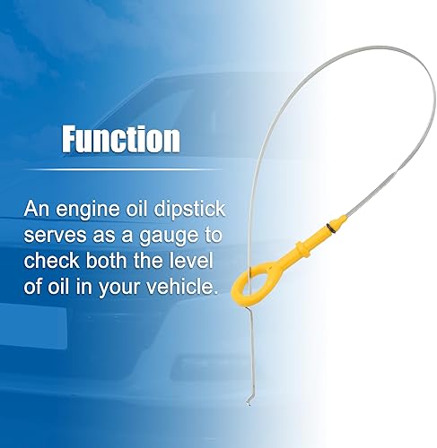 Miniatura 4 de X AUTOHAUX Varilla de medición de aceite de motor de nivel de líquido de aceite de motor para Toyota Yaris L LE SE 1.5L L4 - Gas 2013-2018